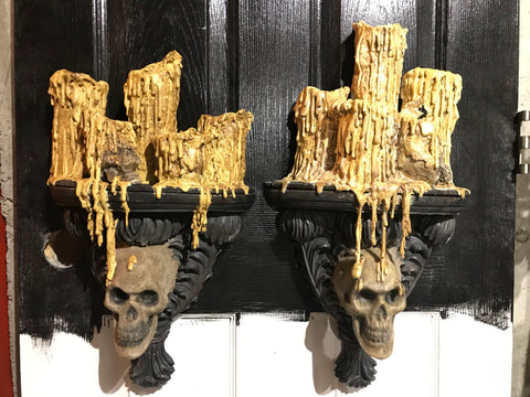 Skull Sconces