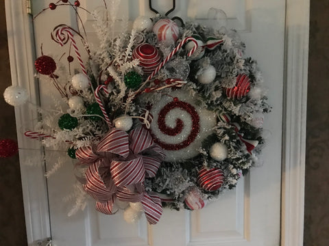 Peppermint candy Wreath