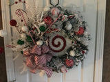 Peppermint candy Wreath