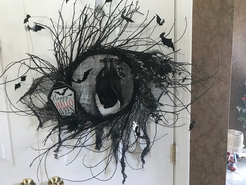 Vampire Bat Wreath
