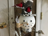 Goblet Snowman/Two Cardinals