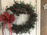 Icy Mistletoe & Icy Pinecones