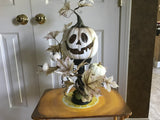 Cream Pumpkin/Black Candlestick