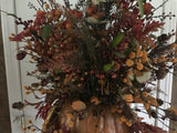 Large Pumpkin Owl Centerpiece