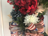 Patriotic/Cranberry Hydrangeas