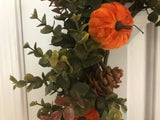 Fall Eucalyptus/Pumpkins/Pine Cones