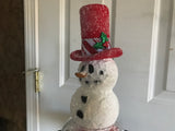 Peppermint candy snowman