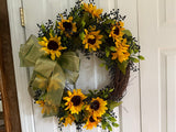 Sunflowers & Blueberries