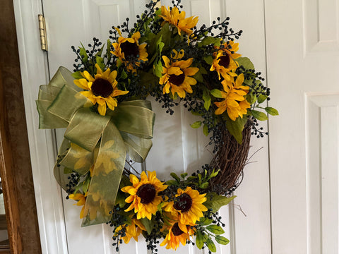 Sunflowers & Blueberries