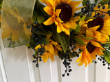 Sunflowers & Blueberries