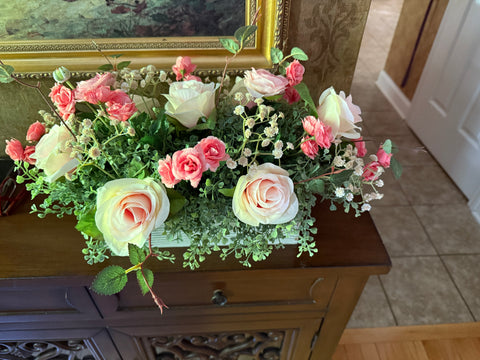 Blush Roses Centepiece