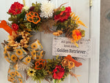 Fall Golden Retrievers