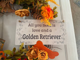 Fall Golden Retrievers