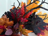 Fall Leaves and a 🐦‍⬛ Crow