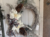 Winter White Poinsettias