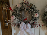 Two Cardinal Wreath