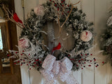 Two Cardinal Wreath