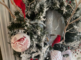 Two Cardinal Wreath
