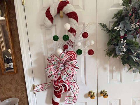 Large Candy Cane & Peppermints