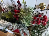 Winter Centerpiece/Red Container