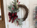 New England Country Winter Wreath