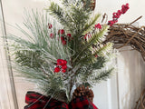 New England Country Winter Wreath