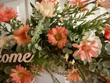 Salmon Flowers/Welcome