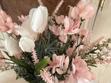 Pink & White Centerpiece