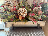 Rustic Eucalyptus/Two Cardinals