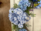 Blue Hydrangea 30” Wreath
