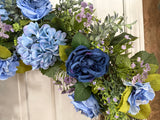 Blue Hydrangea 30” Wreath