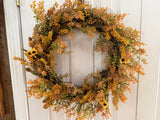 Mini Fall Eucalyptus and Sunflowers