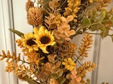 Mini Fall Eucalyptus and Sunflowers