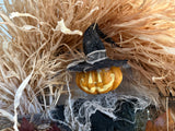 Pumpkin Head Scarecrow Wreath