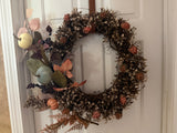Bronze Leaves/3 Pumpkins