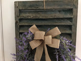 Lavender on an Antique  Shutter