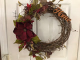 Cranberry Magnolia with Home Sign