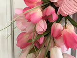 Pink Tulips Pink Pastel Bird