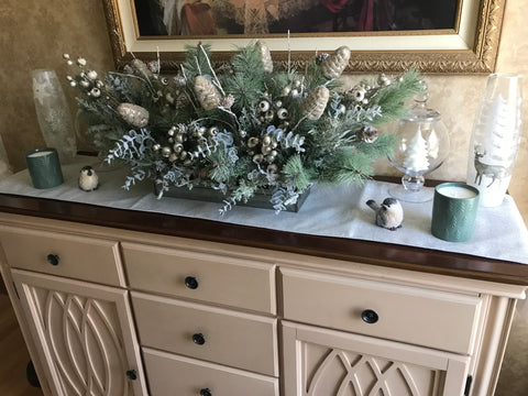 Bronze Winter Centerpiece