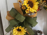 Sunflowers and A Baby Owl