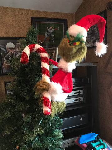 Grinch Tree Top/Candy Cane