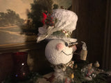 Snowman with Fur Hat