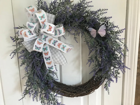 Lavender and a butterfly bow