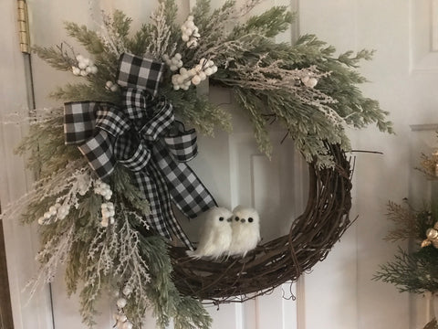 Twin Baby Snow Owls