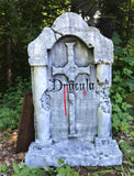 Dracula Tombstone with Bat 🦇