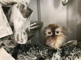 Brown Ornaments/Baby Owl