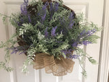 Lavender Vintage Hanging Basket