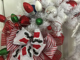 White Wreath/Santa’s Boots