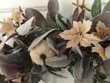 Cream Velvet Pumpkins/Lambs Ear