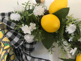 Lemons Buffalo Plaid